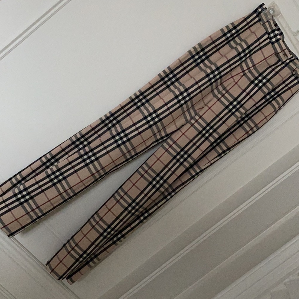 Vintage Burberry UK 4/US 2 Wool Plaid Women’s Trouser